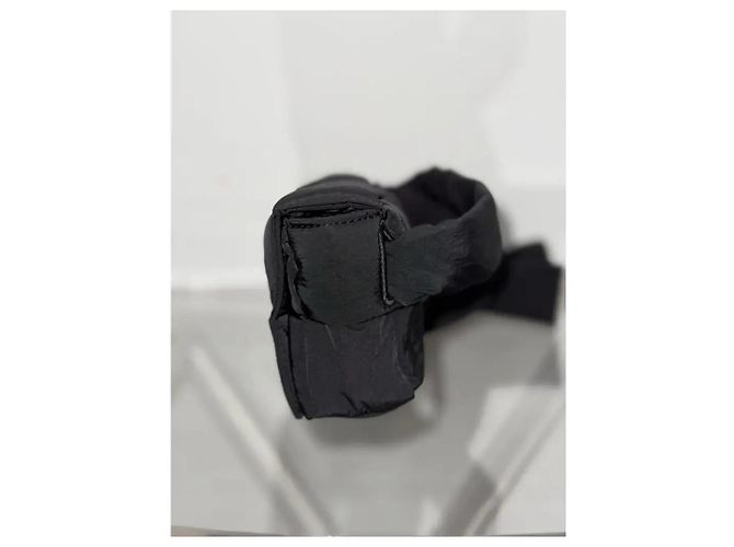 Bottega Veneta Borsa Cassette in Nylon Nero - vista 6