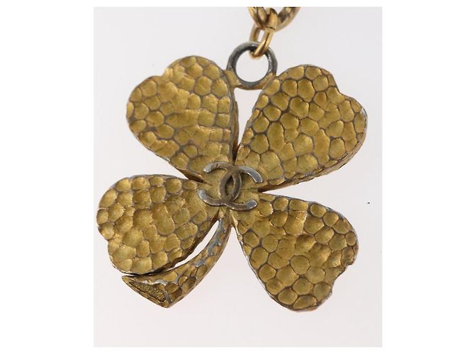 CHANEL COCO Schlüsselanhänger Charm aus Metall Gold CC Auth bs34873 Golden - Ansicht 7