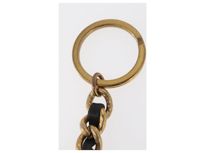 CHANEL COCO Schlüsselanhänger Charm aus Metall Gold CC Auth bs34873 Golden - Ansicht 9