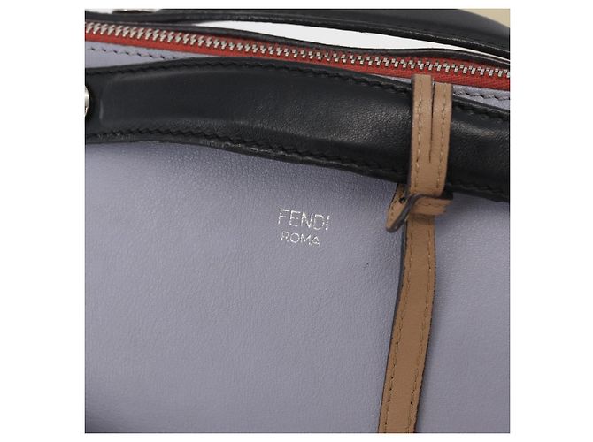 Borsa FENDI By The Way Medium in pelle 2way Viola Argento Auth ka4177A Porpora - vista 19