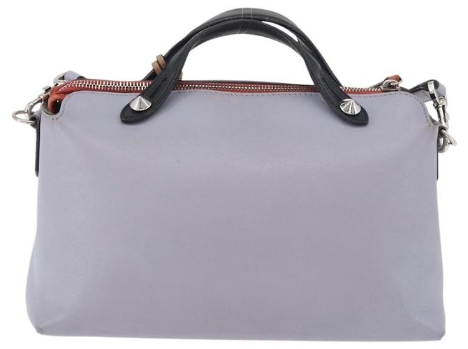 Borsa FENDI By The Way Medium in pelle 2way Viola Argento Auth ka4177A Porpora - vista 2