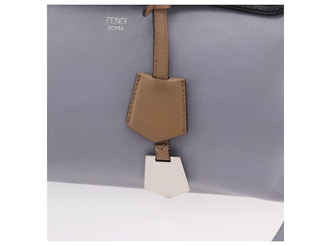 Borsa FENDI By The Way Medium in pelle 2way Viola Argento Auth ka4177A Porpora - vista 20