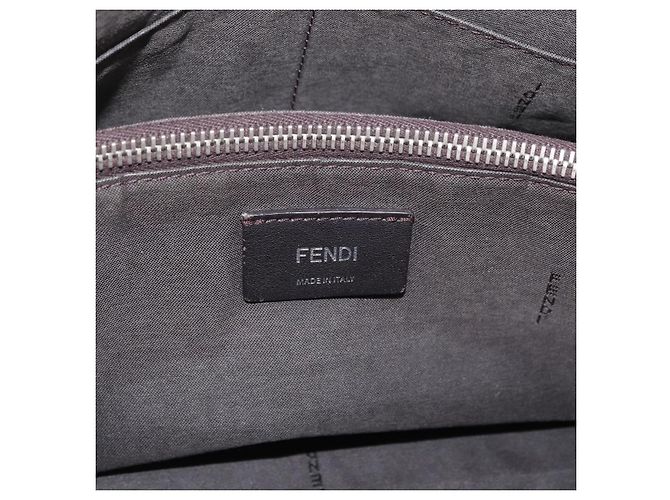 Borsa FENDI By The Way Medium in pelle 2way Viola Argento Auth ka4177A Porpora - vista 21