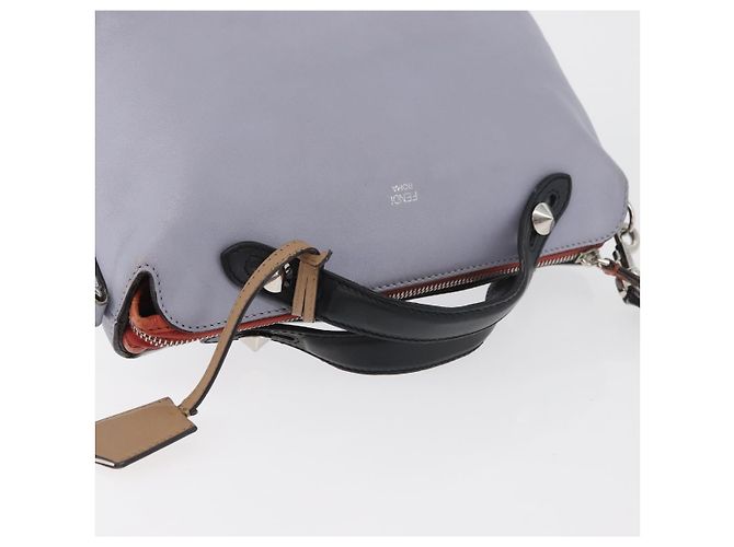 Borsa FENDI By The Way Medium in pelle 2way Viola Argento Auth ka4177A Porpora - vista 6