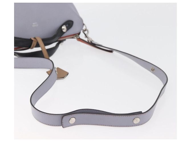 Borsa FENDI By The Way Medium in pelle 2way Viola Argento Auth ka4177A Porpora - vista 8