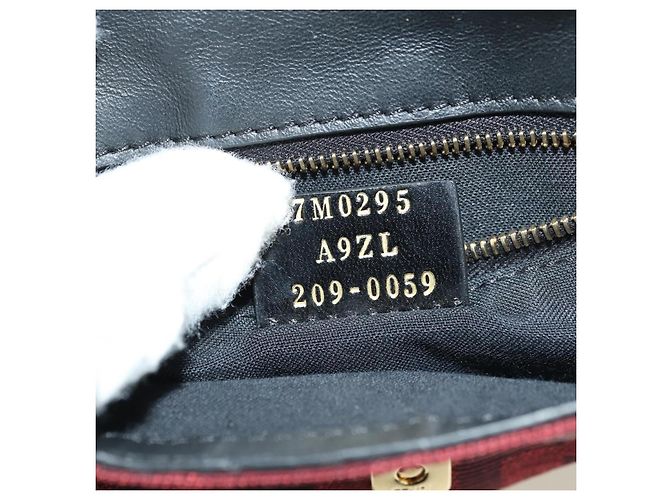 FENDI Zucca Canvas Baguette Slim Schultertasche Rot Gold Authentisch 177965A Golden - Ansicht 12
