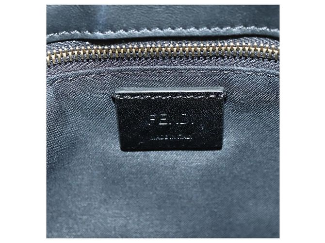 FENDI Zucca Canvas Baguette Slim Schultertasche Rot Gold Authentisch 177965A Golden - Ansicht 19