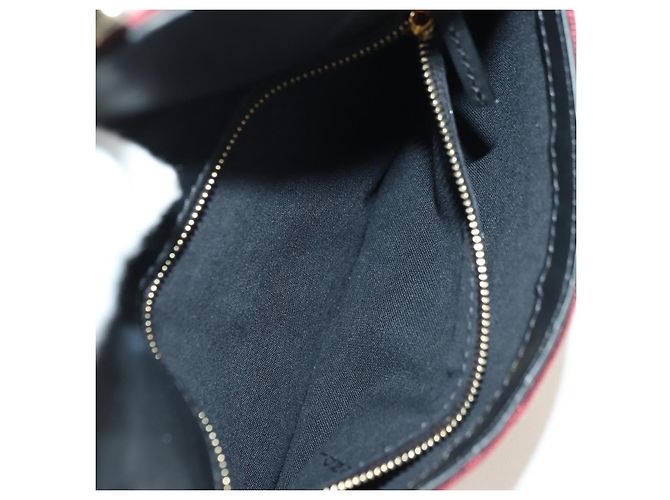 FENDI Zucca Canvas Baguette Slim Schultertasche Rot Gold Authentisch 177965A Golden - Ansicht 23