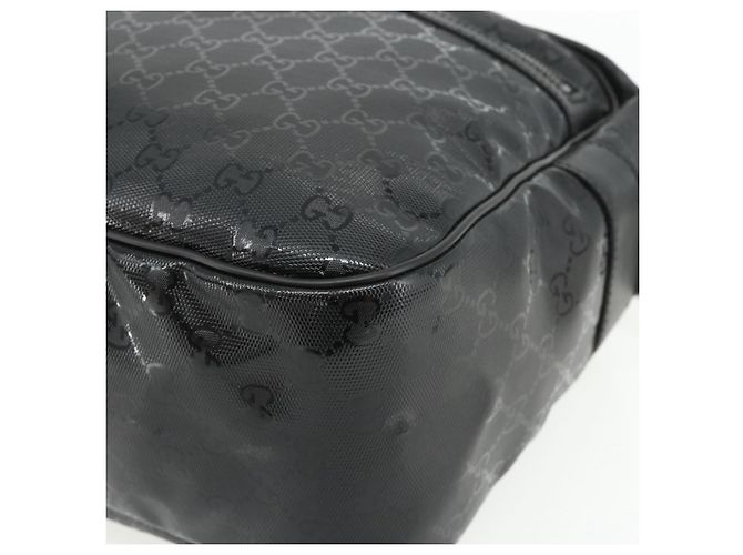 Borsa a Spalla GUCCI GG implementation PVC Nero Argento 211107 Auth fm5312A - vista 10