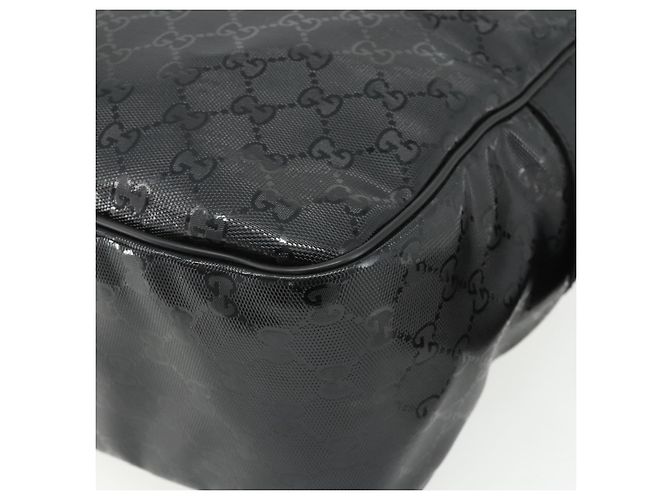 Borsa a Spalla GUCCI GG implementation PVC Nero Argento 211107 Auth fm5312A - vista 12