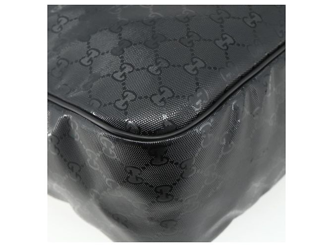 Borsa a Spalla GUCCI GG implementation PVC Nero Argento 211107 Auth fm5312A - vista 13