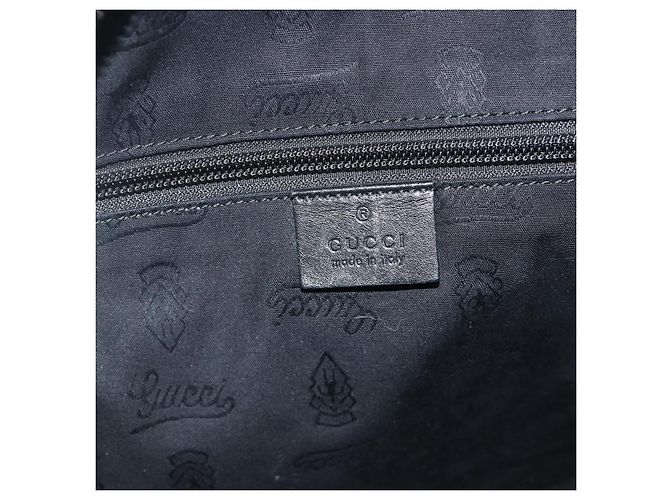 Borsa a Spalla GUCCI GG implementation PVC Nero Argento 211107 Auth fm5312A - vista 16
