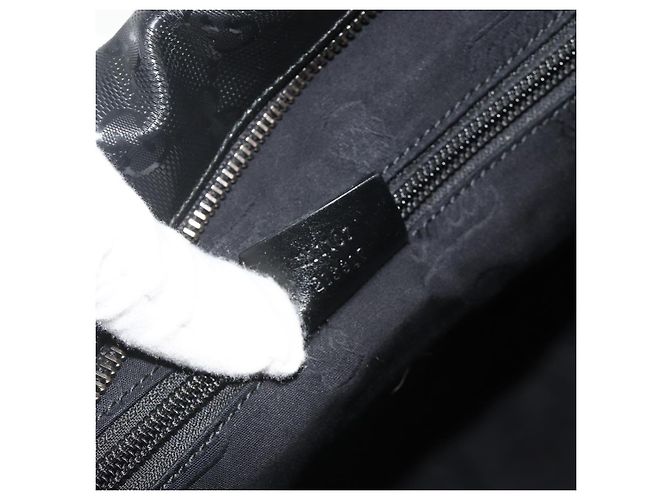Borsa a Spalla GUCCI GG implementation PVC Nero Argento 211107 Auth fm5312A - vista 23