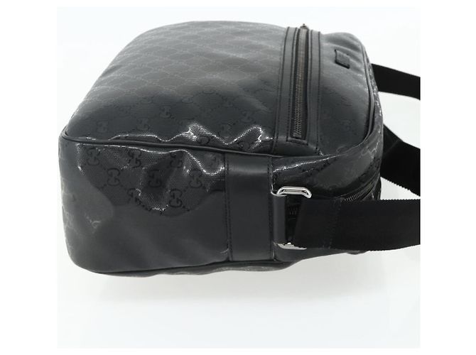 Borsa a Spalla GUCCI GG implementation PVC Nero Argento 211107 Auth fm5312A - vista 5