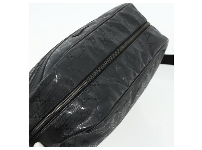 Borsa a Spalla GUCCI GG implementation PVC Nero Argento 211107 Auth fm5312A - vista 6