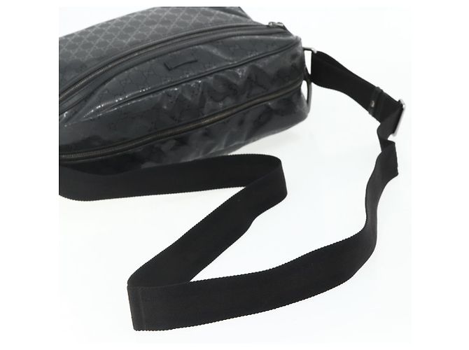 Borsa a Spalla GUCCI GG implementation PVC Nero Argento 211107 Auth fm5312A - vista 7