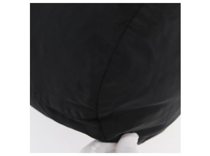Borsa PRADA Borsa a tracolla Nylon Nero Argento Autentica fm5344 - vista 14