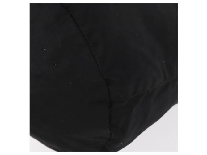 Borsa PRADA Borsa a tracolla Nylon Nero Argento Autentica fm5344 - vista 15