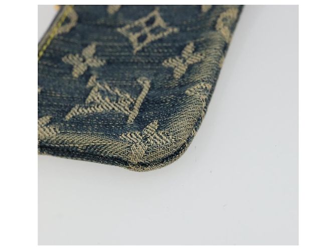 LOUIS VUITTON Pochette Cles Monogram Denim Blu M95343 LV Auth 178632A - vista 16