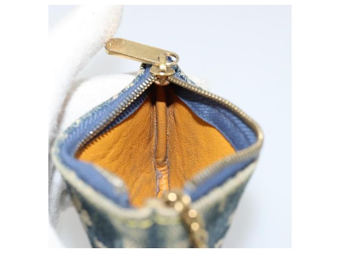 LOUIS VUITTON Pochette Cles Monogram Denim Blu M95343 LV Auth 178632A - vista 17