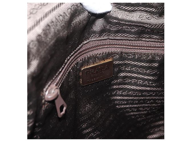 Borsa PRADA in pelle marrone oro Auth bs34862 D'oro - vista 18