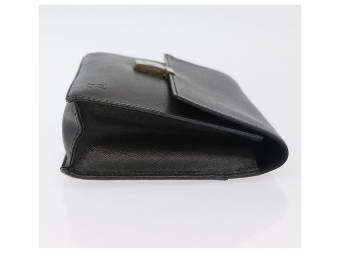 LOUIS VUITTON Clutch Selenga in pelle Taiga Ardoise M30782 LV Auth ka4213 Grigio - vista 4