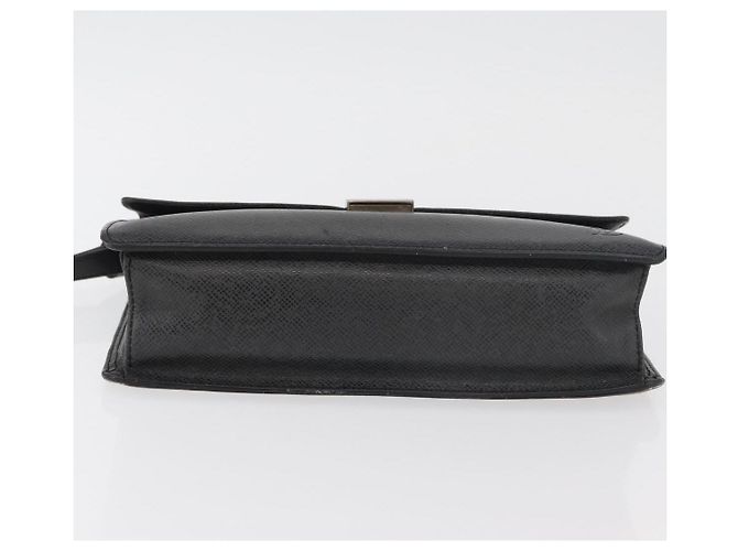 LOUIS VUITTON Clutch Selenga in pelle Taiga Ardoise M30782 LV Auth ka4213 Grigio - vista 7