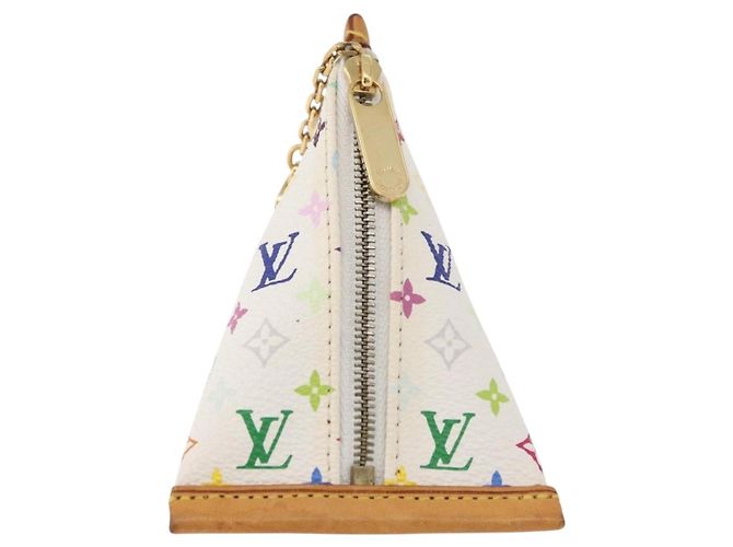 LOUIS VUITTON Monogram Multicolor Berlango Purse White M58028 LV Auth 179065V Branco - vista 13