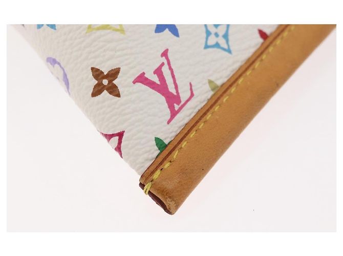 LOUIS VUITTON Monogram Multicolor Berlango Purse White M58028 LV Auth 179065V Branco - vista 14