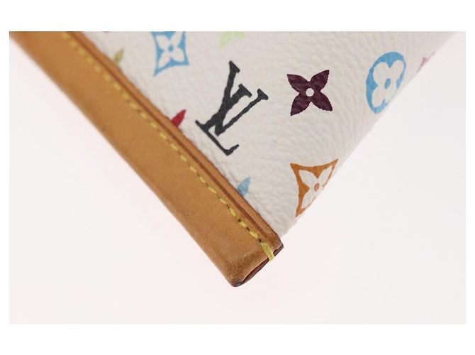 LOUIS VUITTON Monogram Multicolor Berlango Purse White M58028 LV Auth 179065V Branco - vista 15