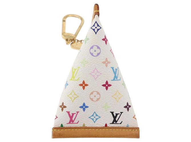 LOUIS VUITTON Monogram Multicolor Berlango Purse White M58028 LV Auth 179065V Branco - vista 2