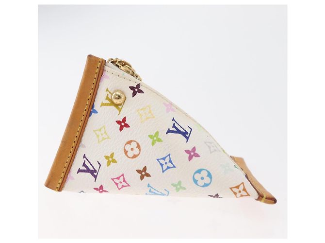 LOUIS VUITTON Monogram Multicolor Berlango Purse White M58028 LV Auth 179065V Branco - vista 3