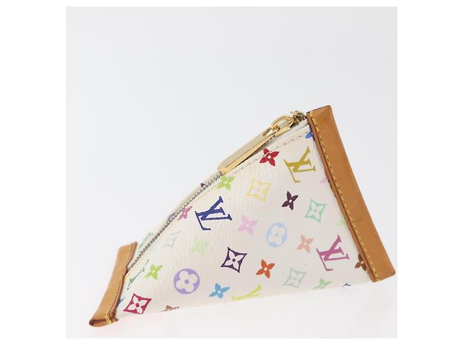 LOUIS VUITTON Monogram Multicolor Berlango Purse White M58028 LV Auth 179065V Branco - vista 4