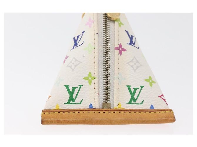 LOUIS VUITTON Monogram Multicolor Berlango Purse White M58028 LV Auth 179065V Branco - vista 5