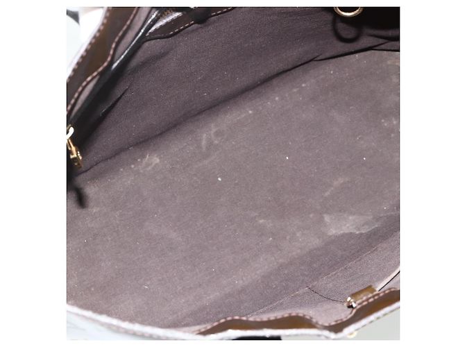 LOUIS VUITTON Monogram Vernis Wilshire GM Tote Bag Amarante M91649 Auth 170536 Bordò - vista 10
