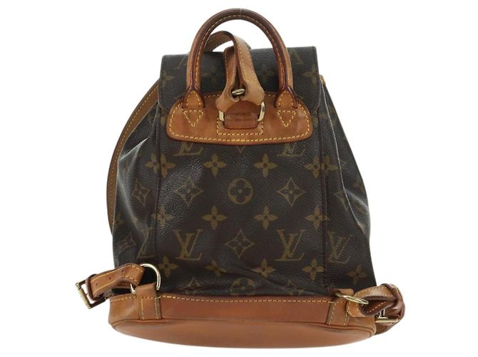 Zaino LOUIS VUITTON Monogram Montsouris PM M51137 LV Auth 177423A Monogramma - vista 2