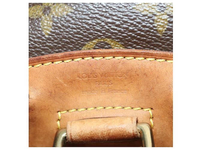 Zaino LOUIS VUITTON Monogram Montsouris PM M51137 LV Auth 177423A Monogramma - vista 29