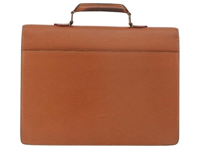 LOUIS VUITTON Epi Serviette Conseiller Briefcase Zipangu Gold M54428 Auth 177213 - vista 2