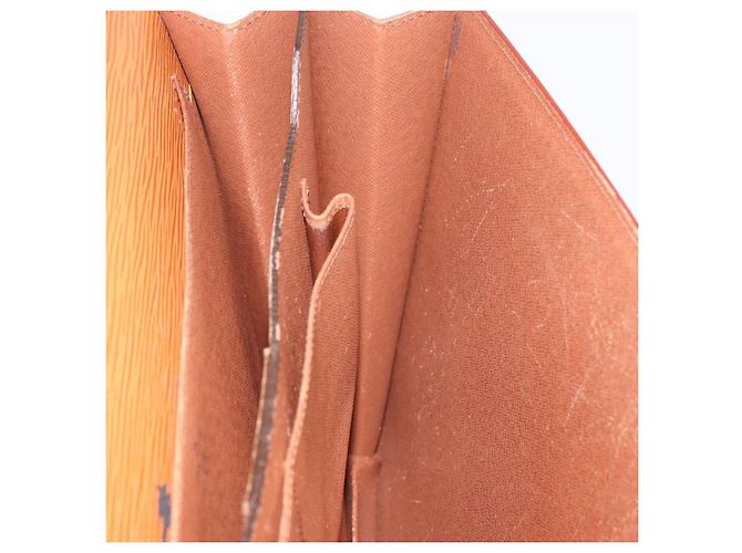 LOUIS VUITTON Epi Serviette Conseiller Briefcase Zipangu Gold M54428 Auth 177213 - vista 24