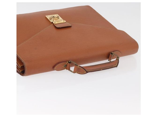 LOUIS VUITTON Epi Serviette Conseiller Briefcase Zipangu Gold M54428 Auth 177213 - vista 6