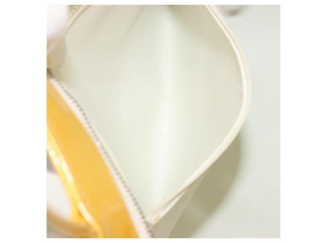 CHANEL Standard Tote Bag Lackleder Gelb CC Auth 177242 - Ansicht 21