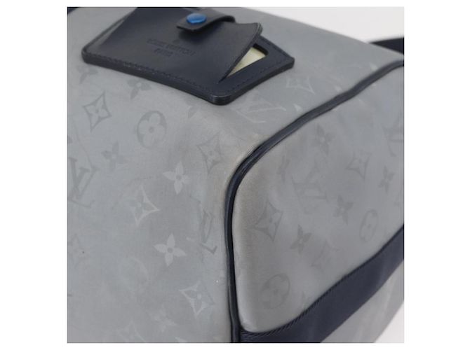 LOUIS VUITTON Monogram Satellite Keepall Bandouliere 50 M44170 LV Auth 167267SAM Argento - vista 17