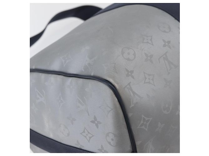 LOUIS VUITTON Monogram Satellite Keepall Bandouliere 50 M44170 LV Auth 167267SAM Argento - vista 18