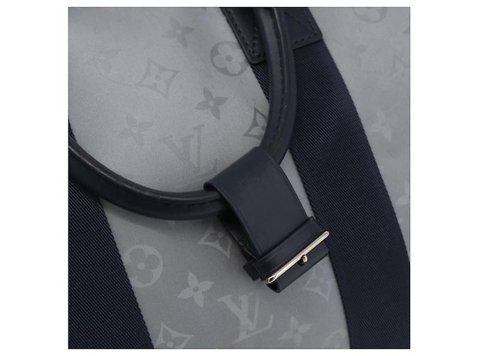 LOUIS VUITTON Monogram Satellite Keepall Bandouliere 50 M44170 LV Auth 167267SAM Argento - vista 22