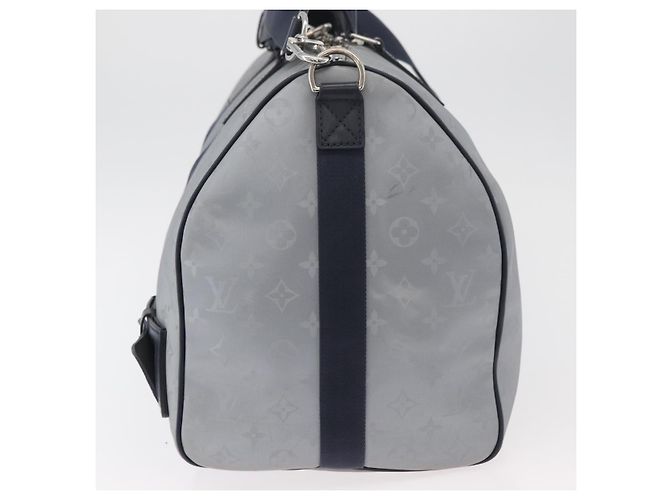 LOUIS VUITTON Monogram Satellite Keepall Bandouliere 50 M44170 LV Auth 167267SAM Argento - vista 3