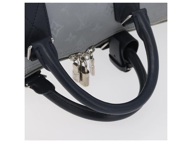 LOUIS VUITTON Monogram Satellite Keepall Bandouliere 50 M44170 LV Auth 167267SAM Argento - vista 9