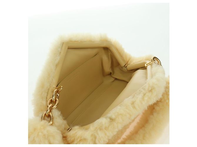 Borsa a Spalla BOTTEGA VENETA Pelliccia Oro Giallo Aut 177150M D'oro - vista 17