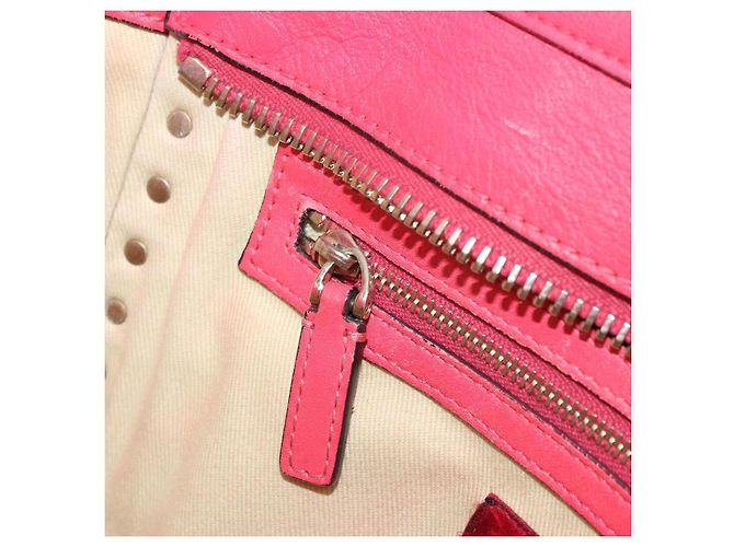 Borsa Tote VALENTINO in pelle 2way Rosso Oro Auth BA12401 D'oro - vista 27