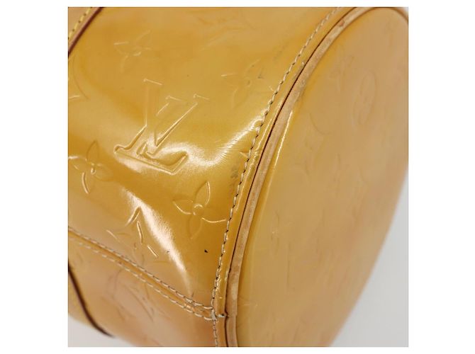 LOUIS VUITTON Borsa Monogram Vernis Bedford Beige M91006 LV Auth 177215 - vista 14