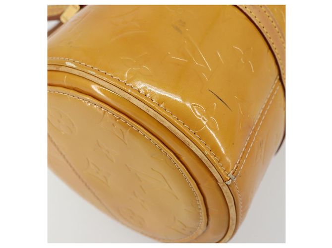 LOUIS VUITTON Borsa Monogram Vernis Bedford Beige M91006 LV Auth 177215 - vista 15
